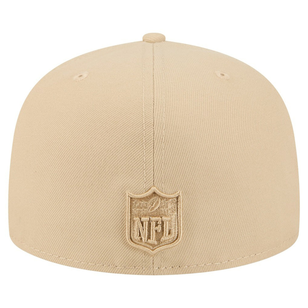 Los Angeles Chargers New Era Color Pack A-Frame 59FIFTY Fitted Hat - Beige - NFL