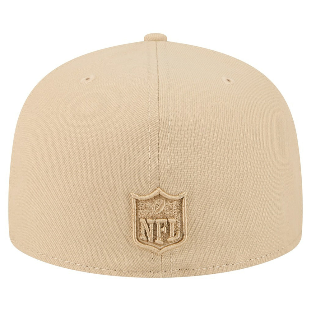 Miami Dolphins New Era Color Pack A-Frame 59FIFTY Fitted Hat - Light Beige - NFL