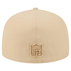 Miami Dolphins New Era Color Pack A-Frame 59FIFTY Fitted Hat - Light Beige - NFL