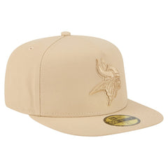 Minnesota Vikings New Era Color Pack A-Frame 59FIFTY Fitted Hat - Light Beige - NFL