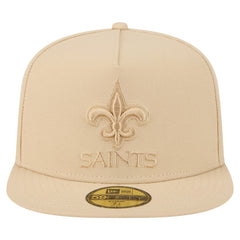 New Orleans Saints New Era Color Pack A-Frame 59FIFTY Fitted Hat - Light Beige - NFL