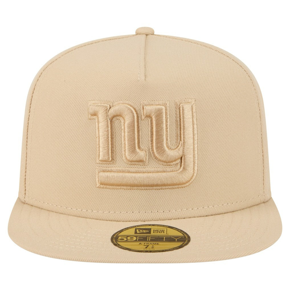 New York Giants New Era Color Pack A-Frame 59FIFTY Fitted Hat - Light Beige - NFL