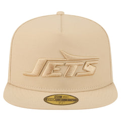 New York Jets New Era Color Pack A-Frame 59FIFTY Fitted Hat - Beige - NFL