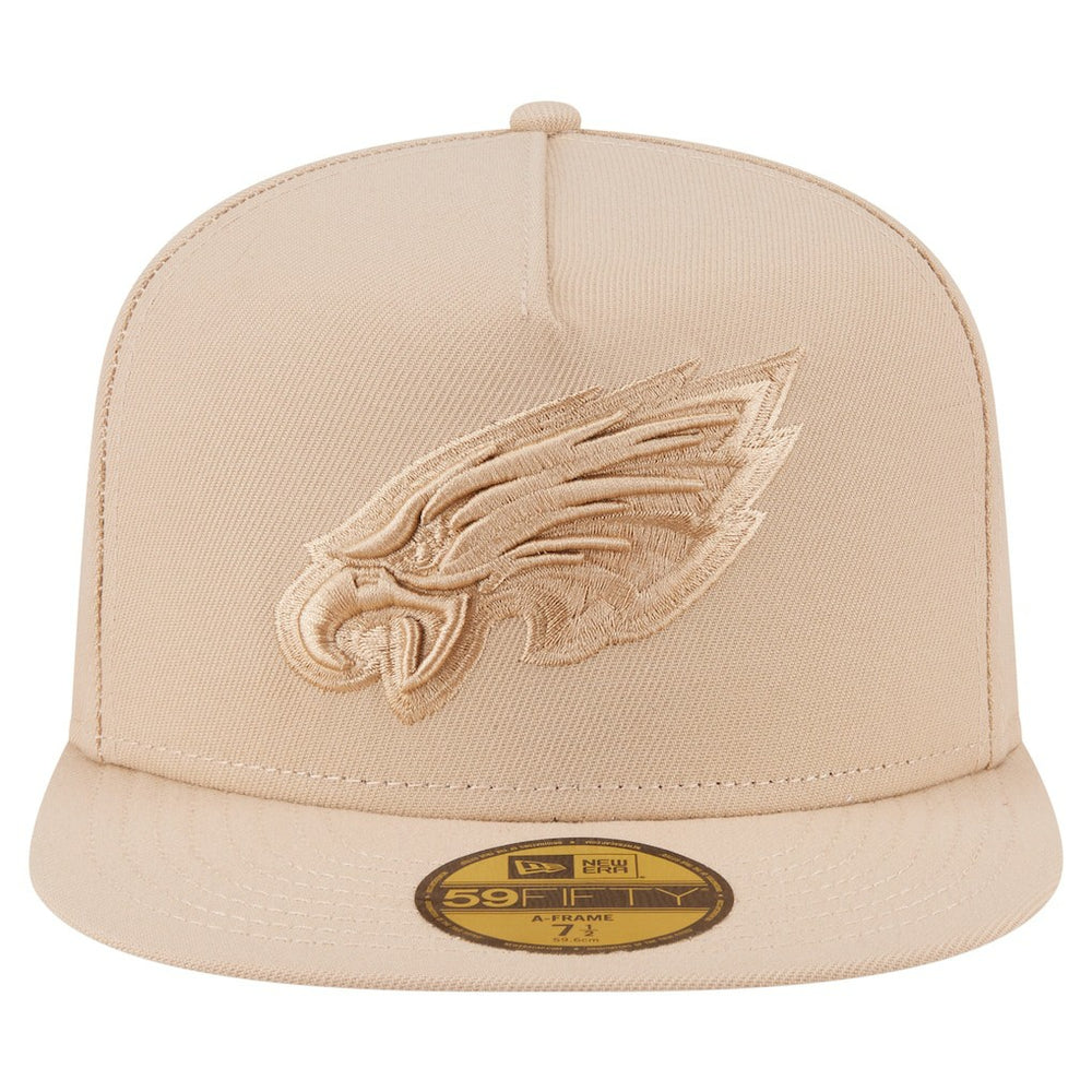 Philadelphia Eagles New Era Color Pack A-Frame 59FIFTY Fitted Hat - Light Beige - NFL