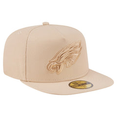 Philadelphia Eagles New Era Color Pack A-Frame 59FIFTY Fitted Hat - Light Beige - NFL
