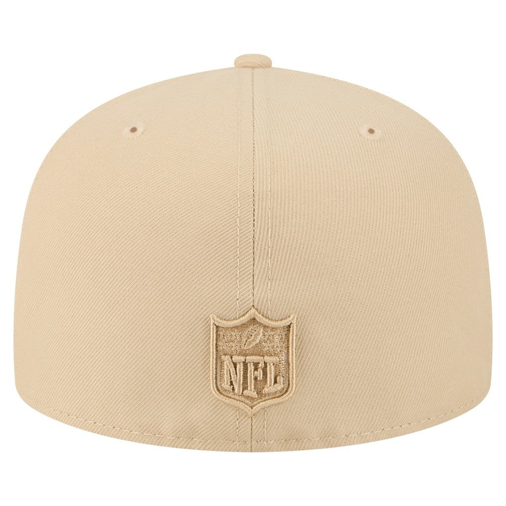 Pittsburgh Steelers New Era Color Pack A-Frame 59FIFTY Fitted Hat - Beige - NFL