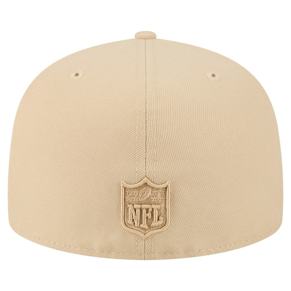 Pittsburgh Steelers New Era Color Pack A-Frame 59FIFTY Fitted Hat - Beige - NFL