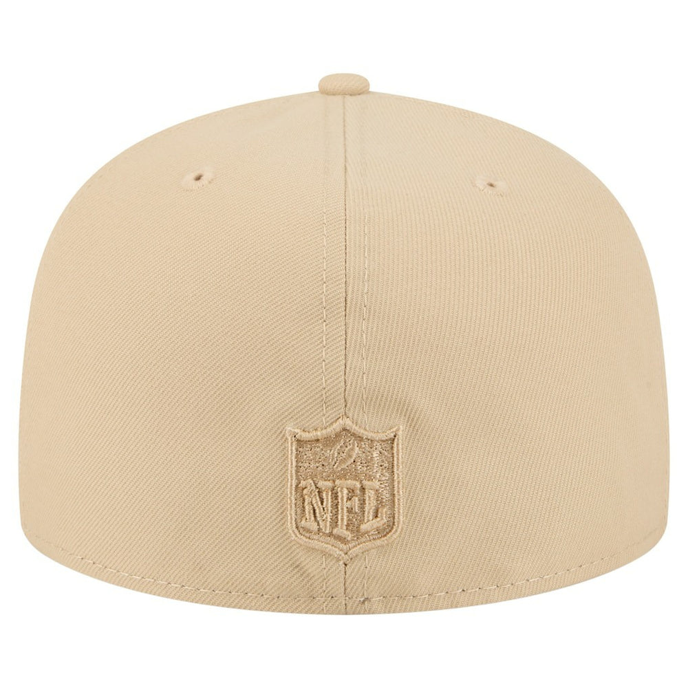 Baltimore Ravens New Era Color Pack A-Frame 59FIFTY Fitted Hat - Beige - NFL