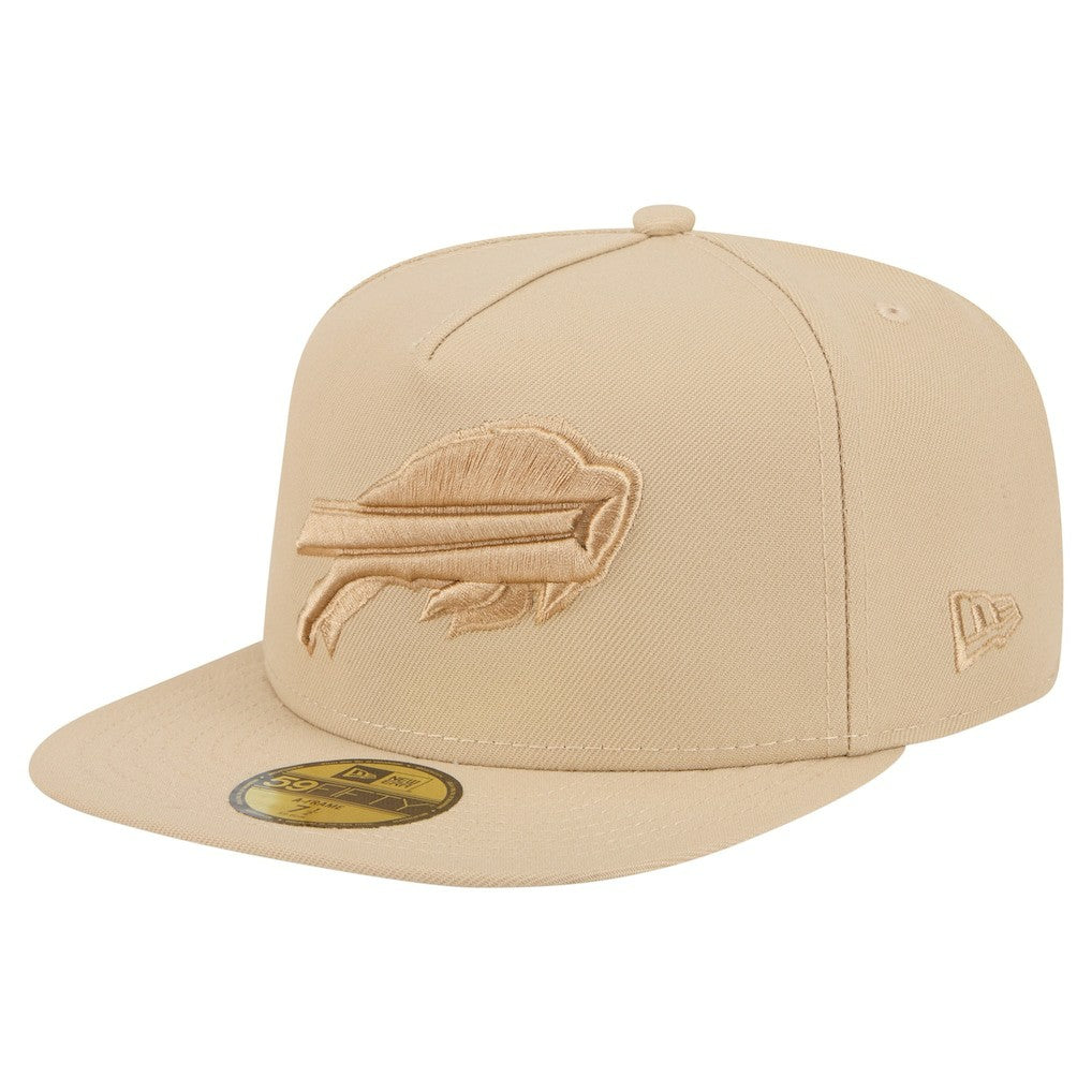 Buffalo Bills New Era Color Pack A-Frame 59FIFTY Fitted Hat - Light Beige - NFL