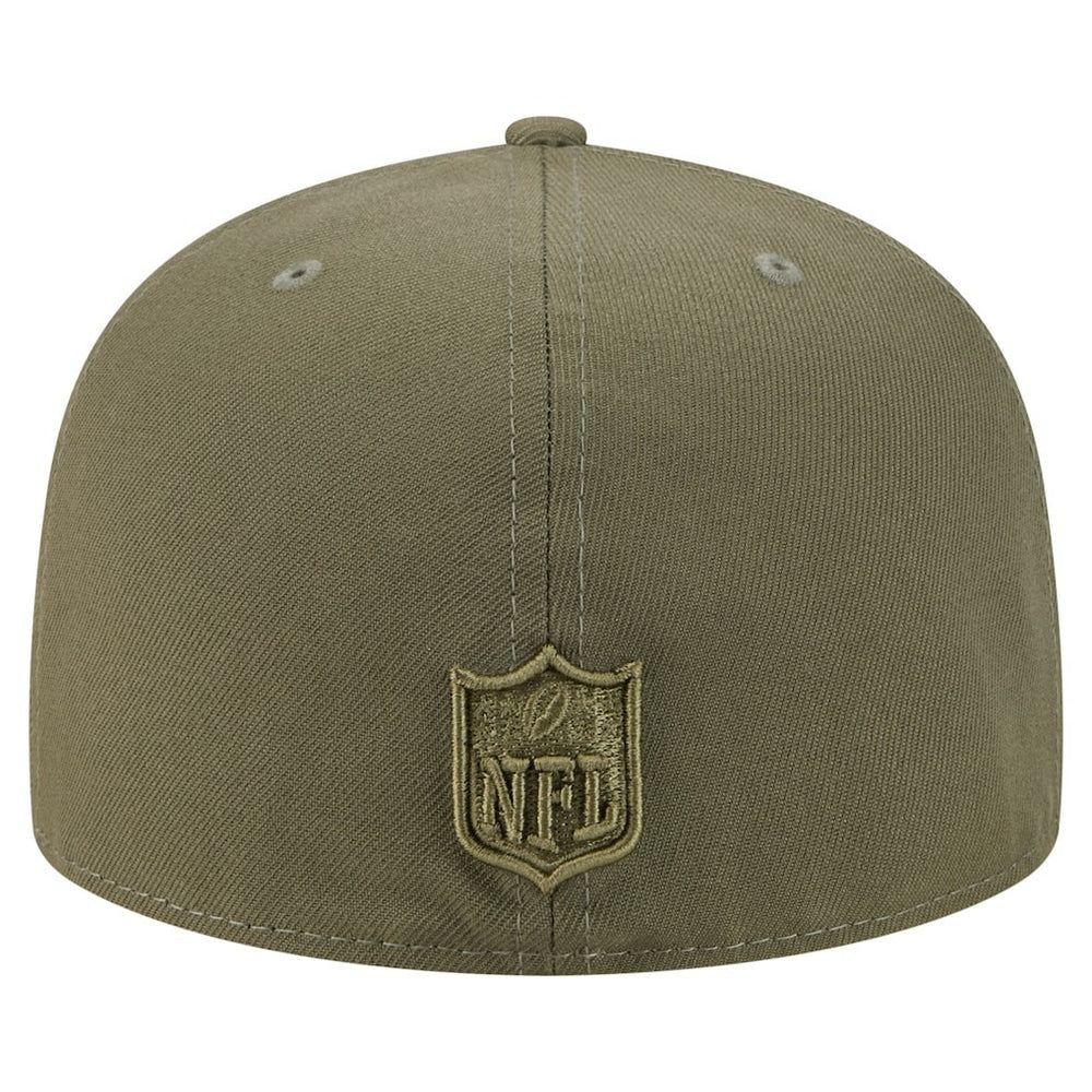 Miami Dolphins New Era Color Pack A-Frame 59FIFTY Fitted Hat - Olive - NFL
