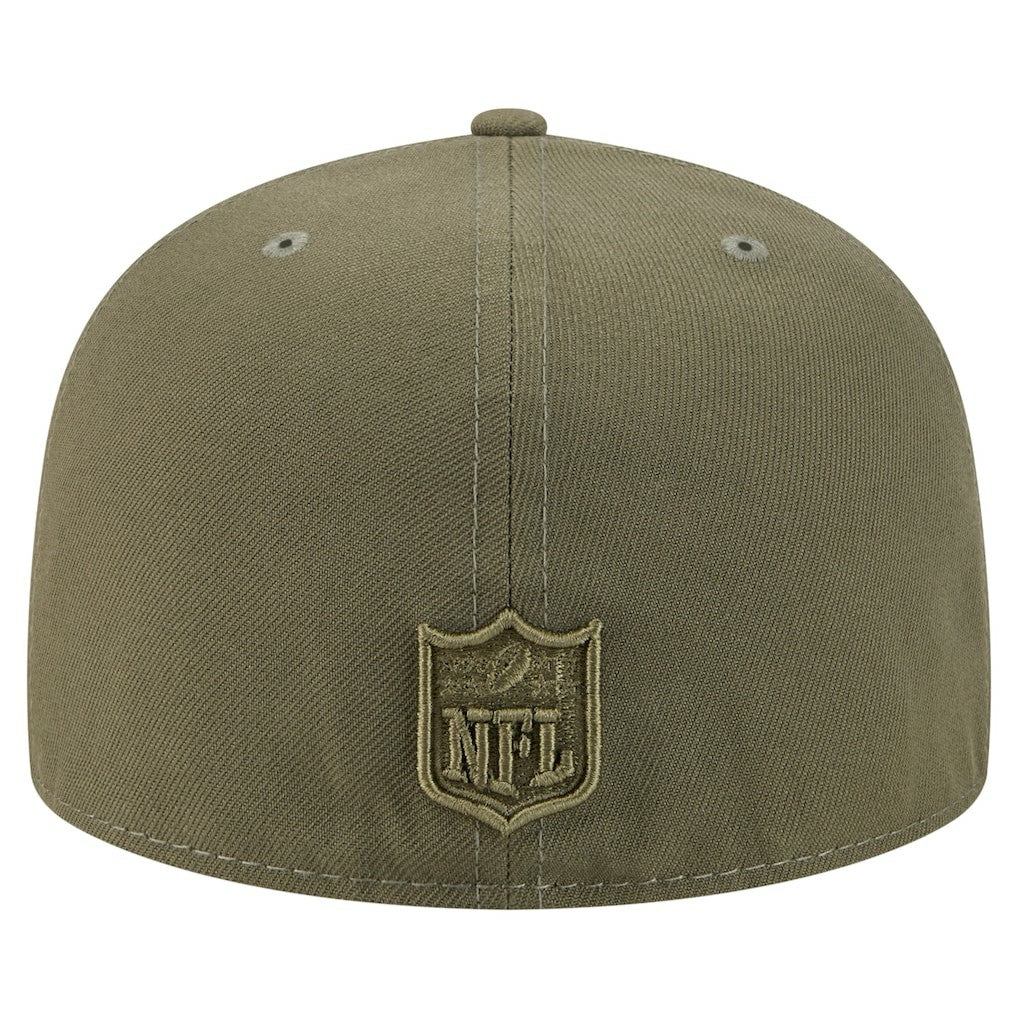 Pittsburgh Steelers New Era Color Pack A-Frame 59FIFTY Fitted Hat - Olive - NFL