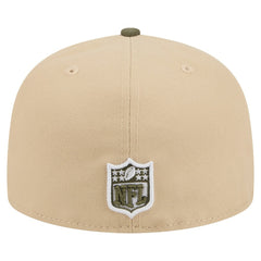 Washington Commanders New Era Color Pack A-Frame 59FIFTY Fitted Hat - Beige/Olive - NFL