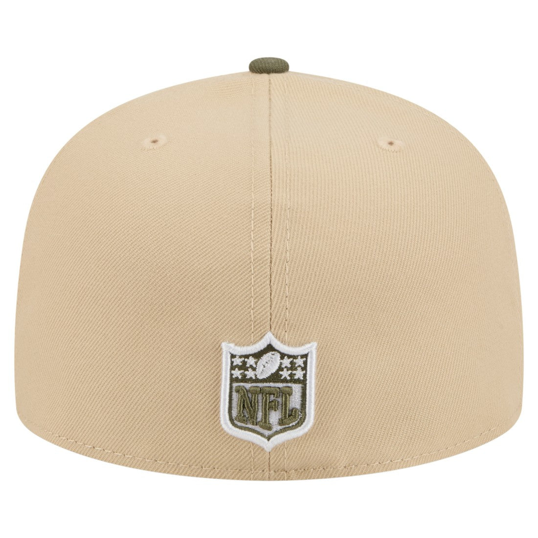 New York Jets New Era Color Pack A-Frame 59FIFTY Fitted Hat - Light Beige/Olive - NFL