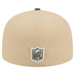 New York Jets New Era Color Pack A-Frame 59FIFTY Fitted Hat - Light Beige/Olive - NFL