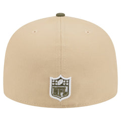 Kansas City Chiefs New Era Color Pack A-Frame 59FIFTY Fitted Hat - Light Beige/Olive - NFL