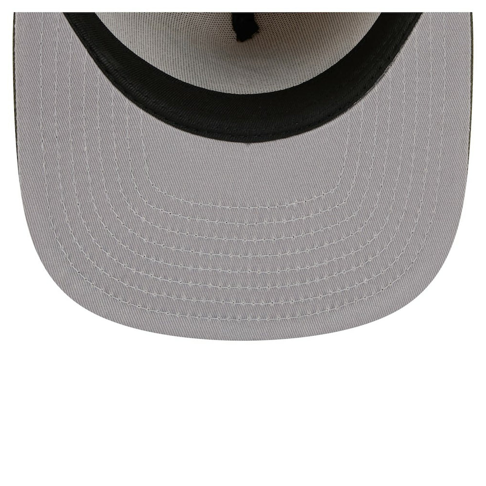 Miami Dolphins New Era Color Pack A-Frame 59FIFTY Fitted Hat - Beige/Olive - NFL