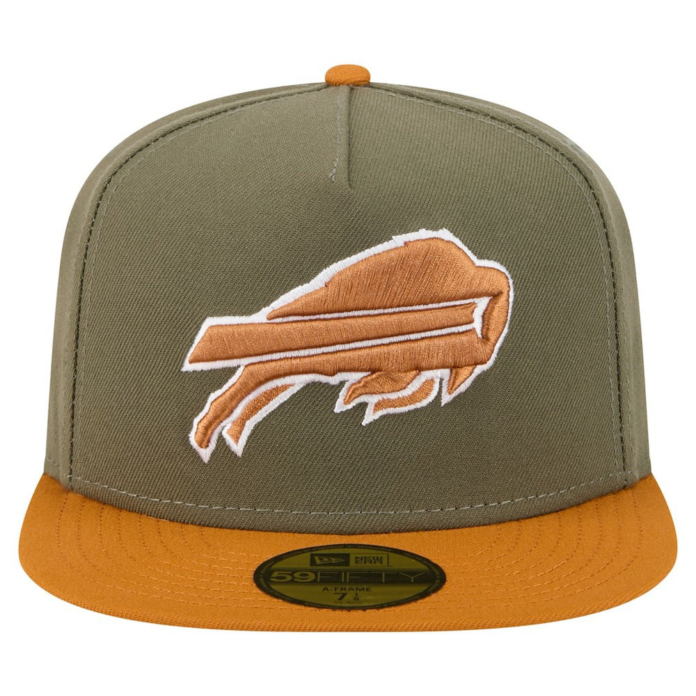 Buffalo Bills New Era Color Pack A-Frame 59FIFTY Fitted Hat - Olive/Brown - NFL