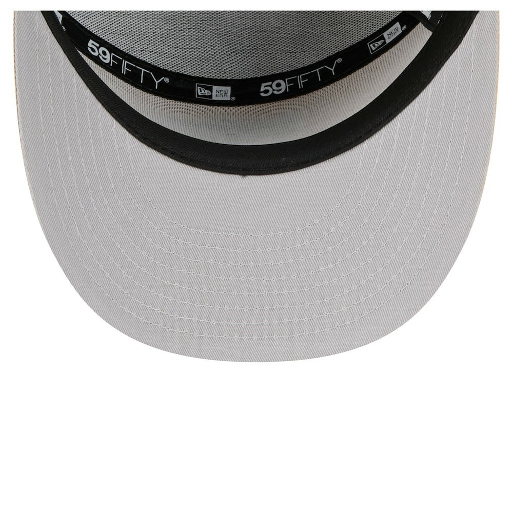 Washington Commanders New Era Two-Tone Color Pack Split Panel 59FIFTY Fitted Hat - Light Beige/Olive - NFL