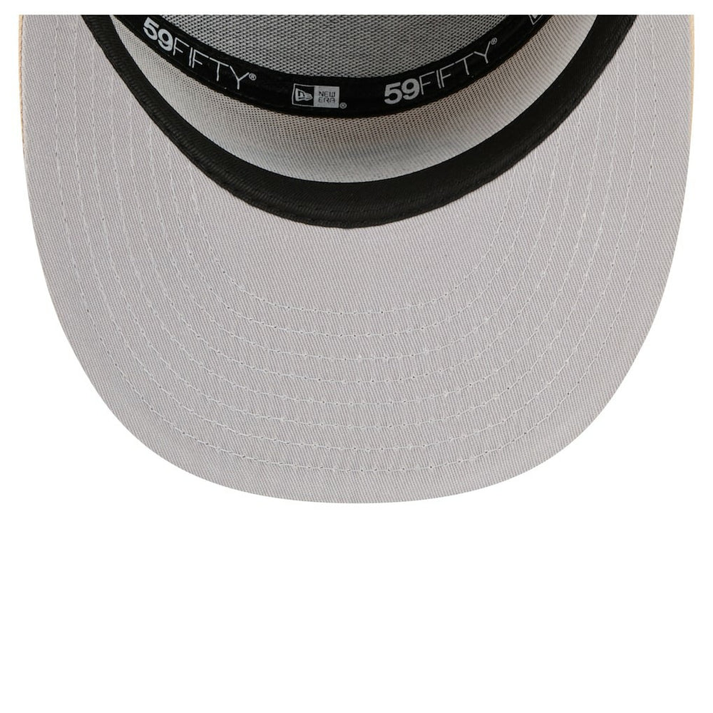 Kansas City Chiefs New Era Two-Tone Color Pack Split Panel 59FIFTY Fitted Hat - Light Beige/Olive - NFL