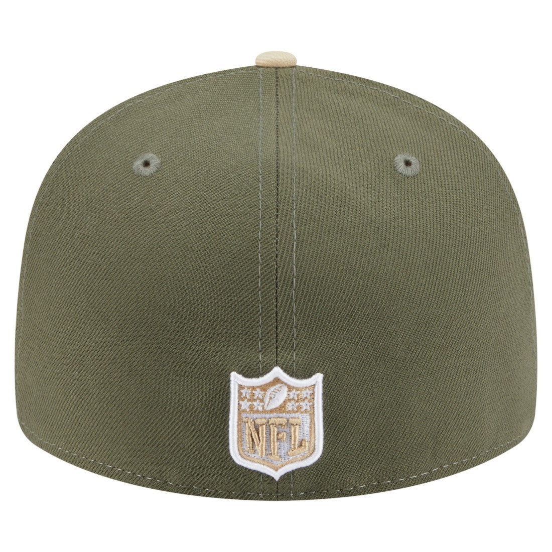 New York Jets New Era Two-Tone Color Pack Split Panel 59FIFTY Fitted Hat - Light Beige/Olive - NFL