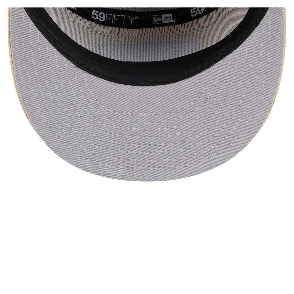 San Francisco 49ers New Era Two-Tone Color Pack Split Panel 59FIFTY Fitted Hat - Light Beige/Olive - NFL