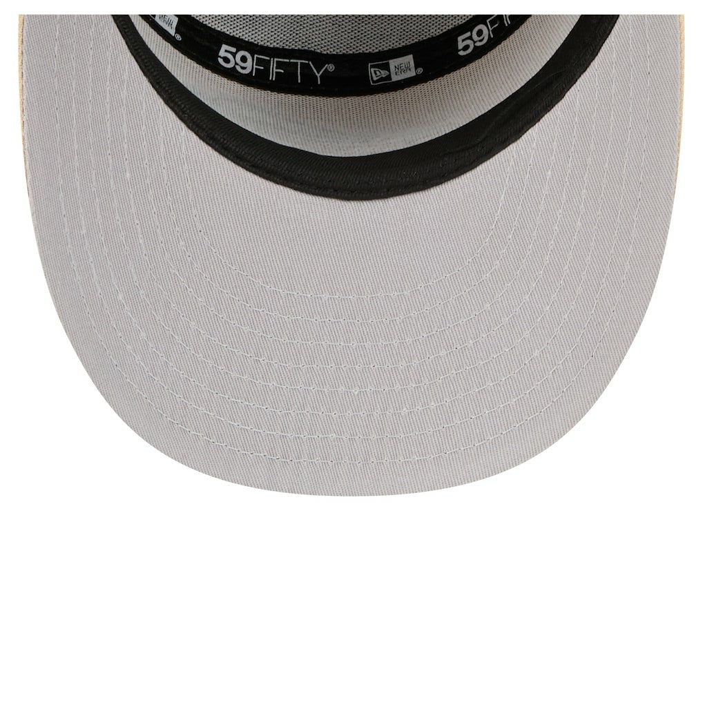 Buffalo Bills New Era Two-Tone Color Pack Split Panel 59FIFTY Fitted Hat - Light Beige/Olive - NFL