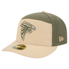 Atlanta Falcons New Era Color Pack Split Panel 59FIFTY Fitted Hat - Light Beige/Olive - NFL