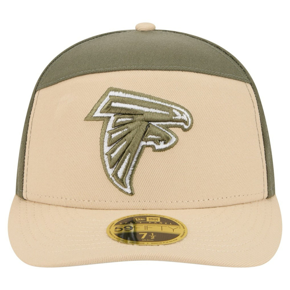 Atlanta Falcons New Era Color Pack Split Panel 59FIFTY Fitted Hat - Light Beige/Olive - NFL