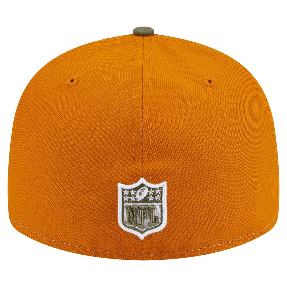 Pittsburgh Steelers New Era Two-Tone Color Pack Split Panel 59FIFTY Fitted Hat - Olive/Brown - NFL