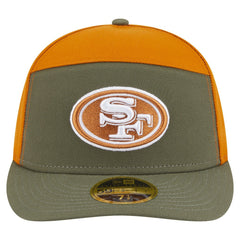 San Francisco 49ers New Era Two-Tone Color Pack Split Panel 59FIFTY Fitted Hat - Olive/Brown - NFL