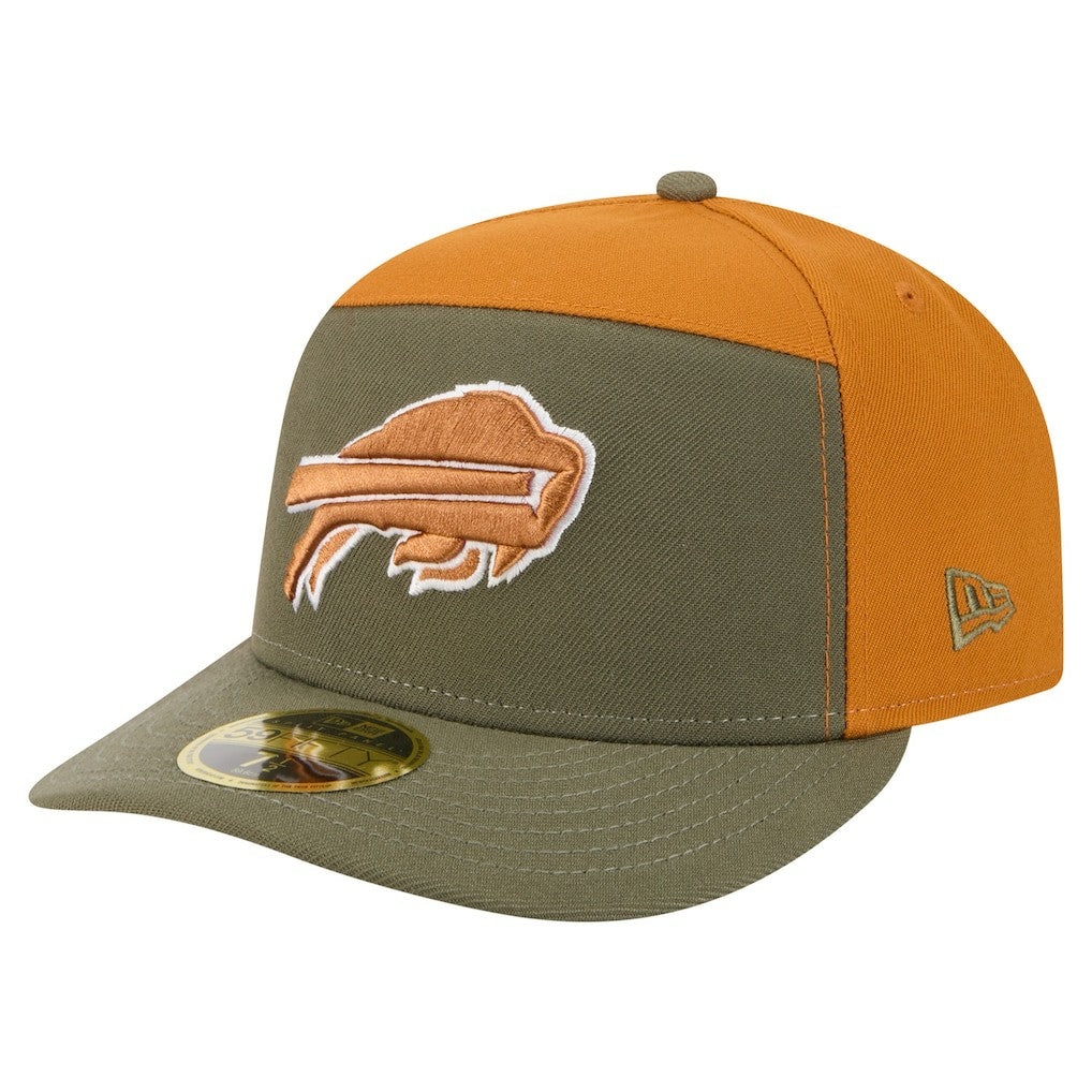 Buffalo Bills New Era Two-Tone Color Pack Split Panel 59FIFTY Fitted Hat - Olive/Brown - NFL