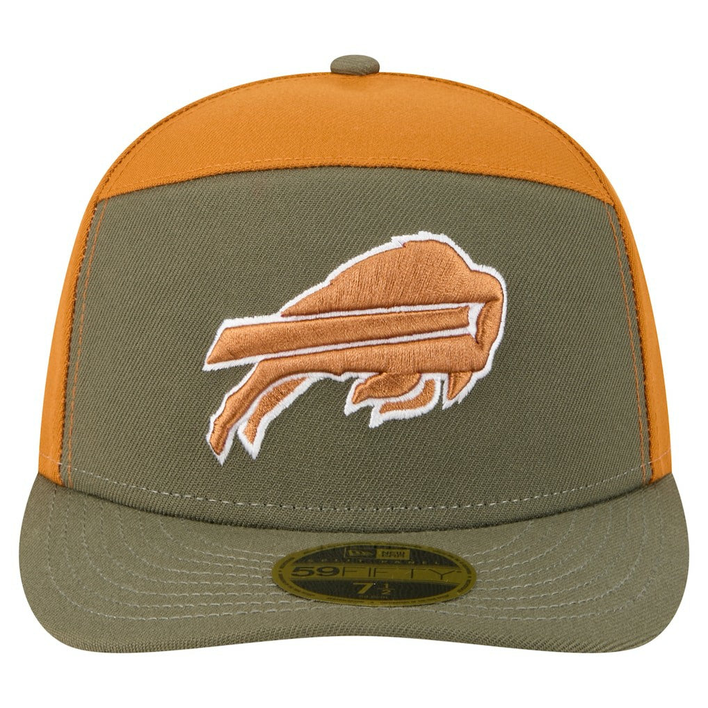 Buffalo Bills New Era Two-Tone Color Pack Split Panel 59FIFTY Fitted Hat - Olive/Brown - NFL