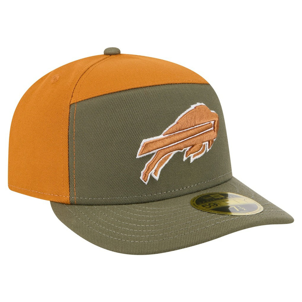 Buffalo Bills New Era Two-Tone Color Pack Split Panel 59FIFTY Fitted Hat - Olive/Brown - NFL