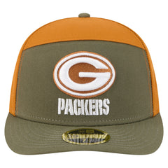 Green Bay Packers New Era Two-Tone Color Pack Split Panel 59FIFTY Fitted Hat - Olive/Brown - NFL