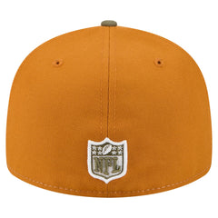 Green Bay Packers New Era Two-Tone Color Pack Split Panel 59FIFTY Fitted Hat - Olive/Brown - NFL