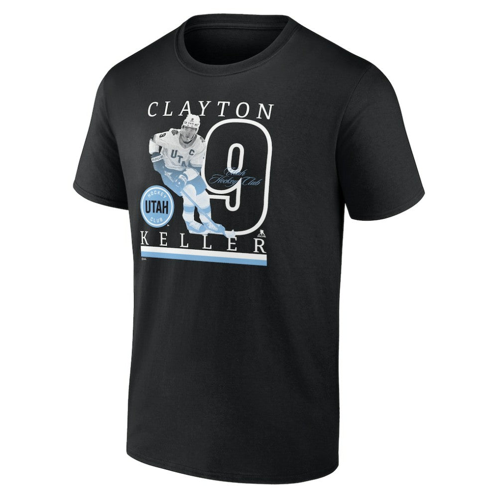 Clayton Keller Utah Mammoth Fanatics Player Graphic T-Shirt - Black | Fanatics Lifestyle