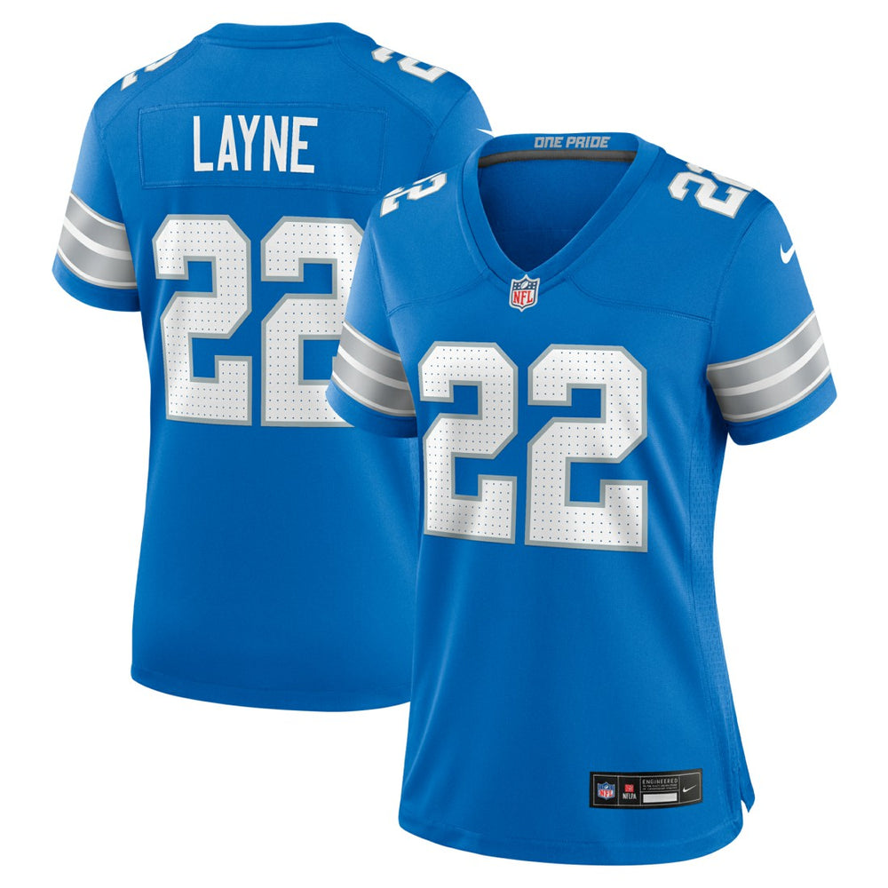 Bobby Layne Detroit Lions Women's Retired Player Game Jersey - Blue - Nike