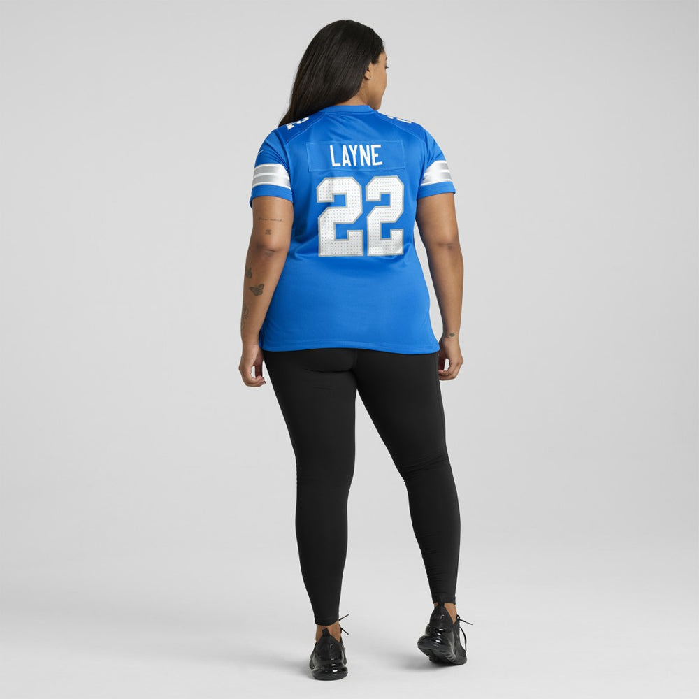 Bobby Layne Detroit Lions Women's Retired Player Game Jersey - Blue - Nike