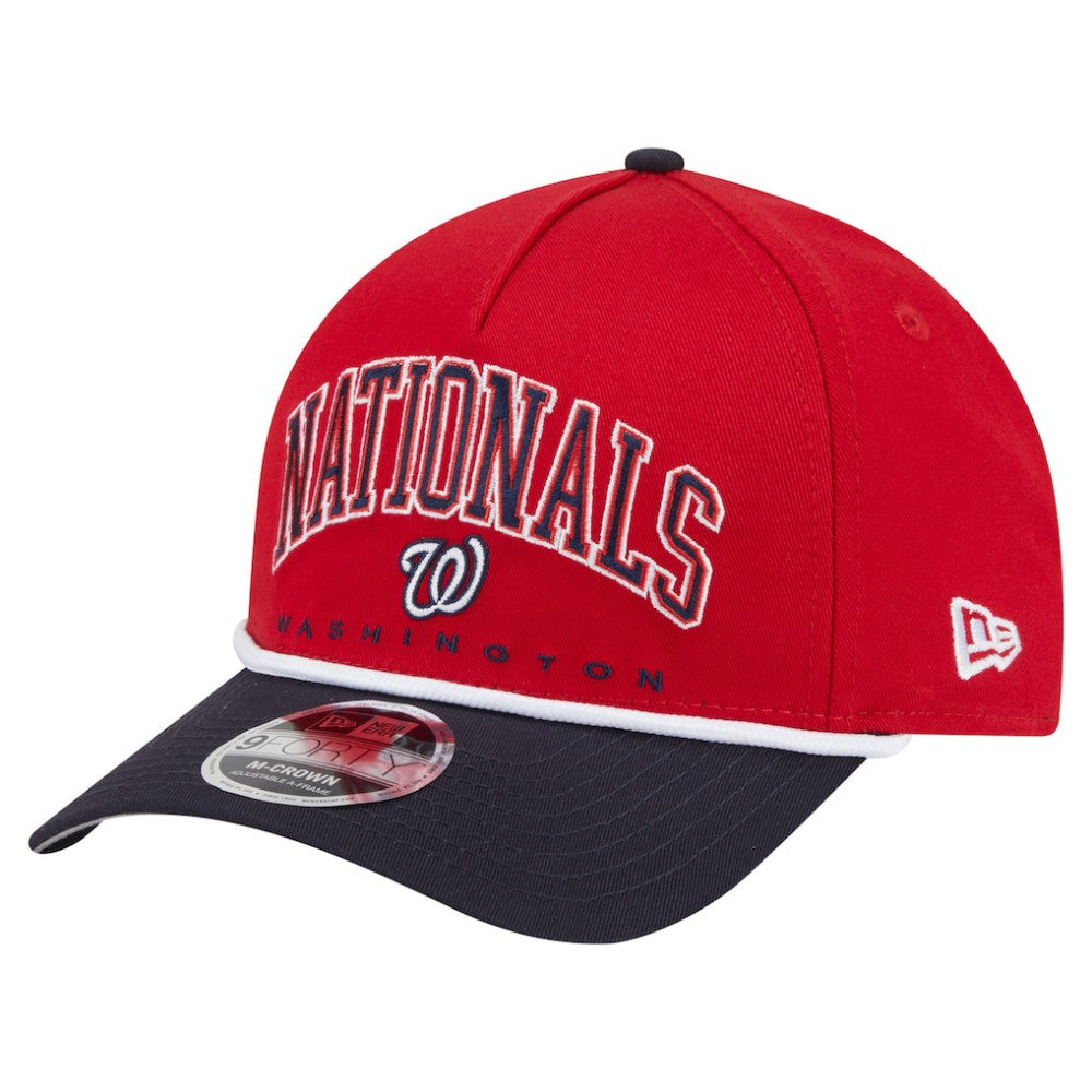 Washington Nationals New Era Arch 9FORTY A-Frame M-Crown Adjustable Hat for sale