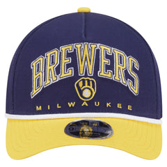 Milwaukee Brewers New Era Arch 9FORTY A-Frame M-Crown Adjustable Hat Online