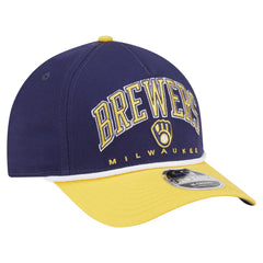 Milwaukee Brewers New Era Arch 9FORTY A-Frame M-Crown Adjustable Hat Online