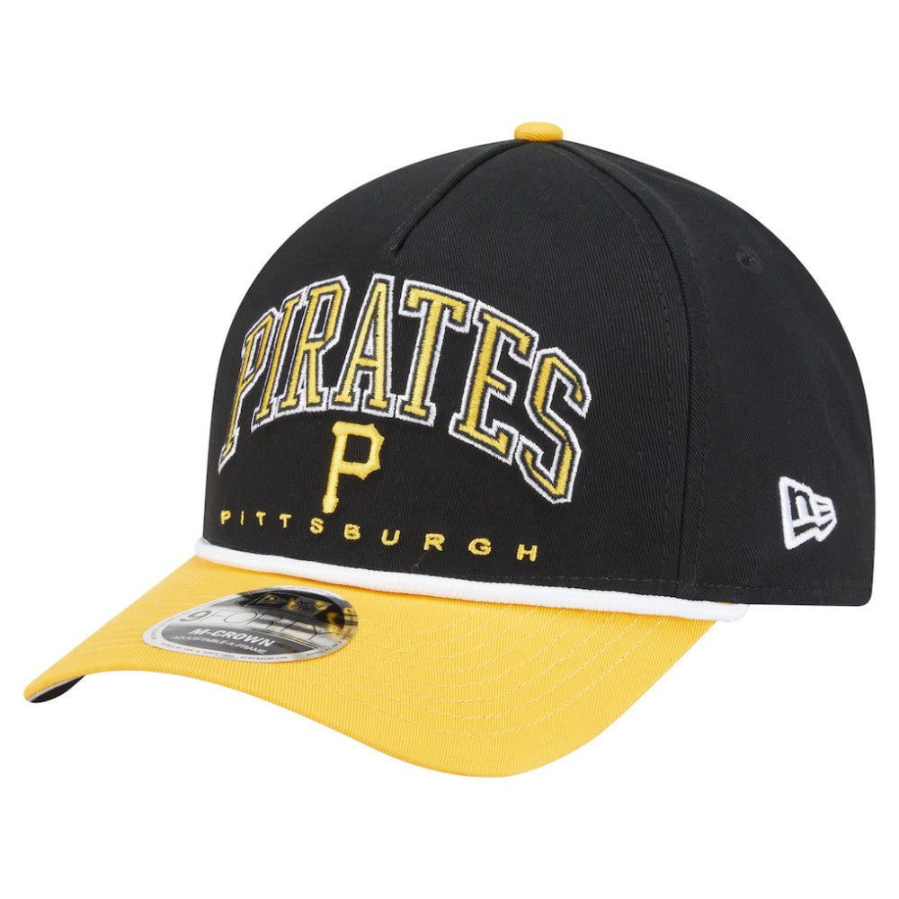 Pittsburgh Pirates New Era Arch 9FORTY A-Frame M-Crown Adjustable Hat Sale