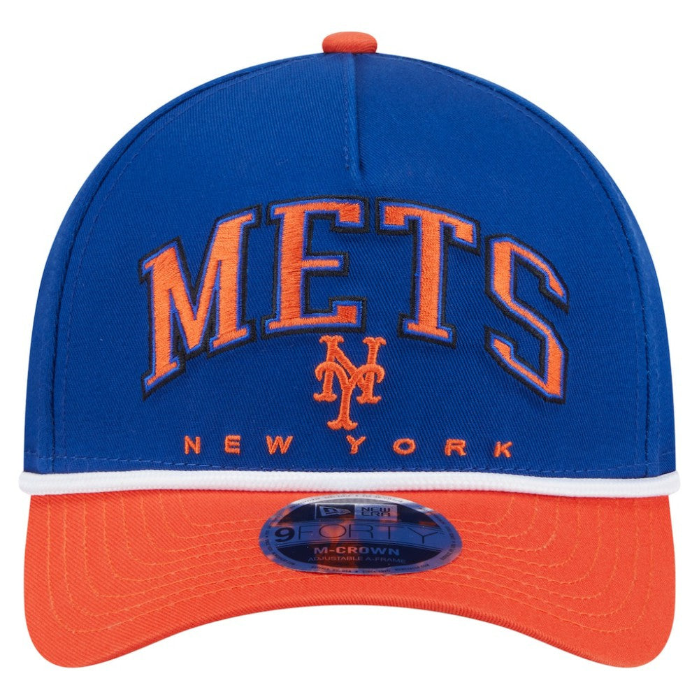 New York Mets New Era Arch 9FORTY A-Frame M-Crown Adjustable Hat for sale