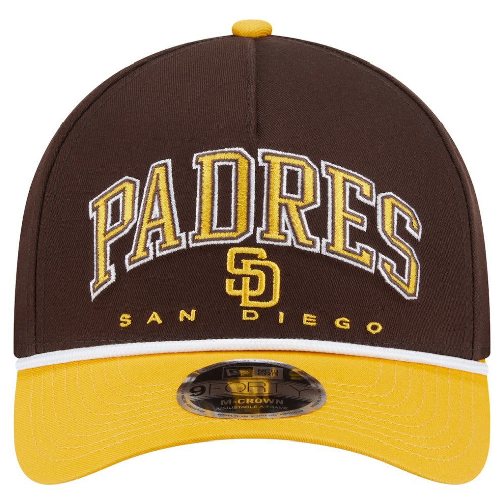 San Diego Padres New Era Arch 9FORTY A-Frame M-Crown Adjustable Hat Near Me