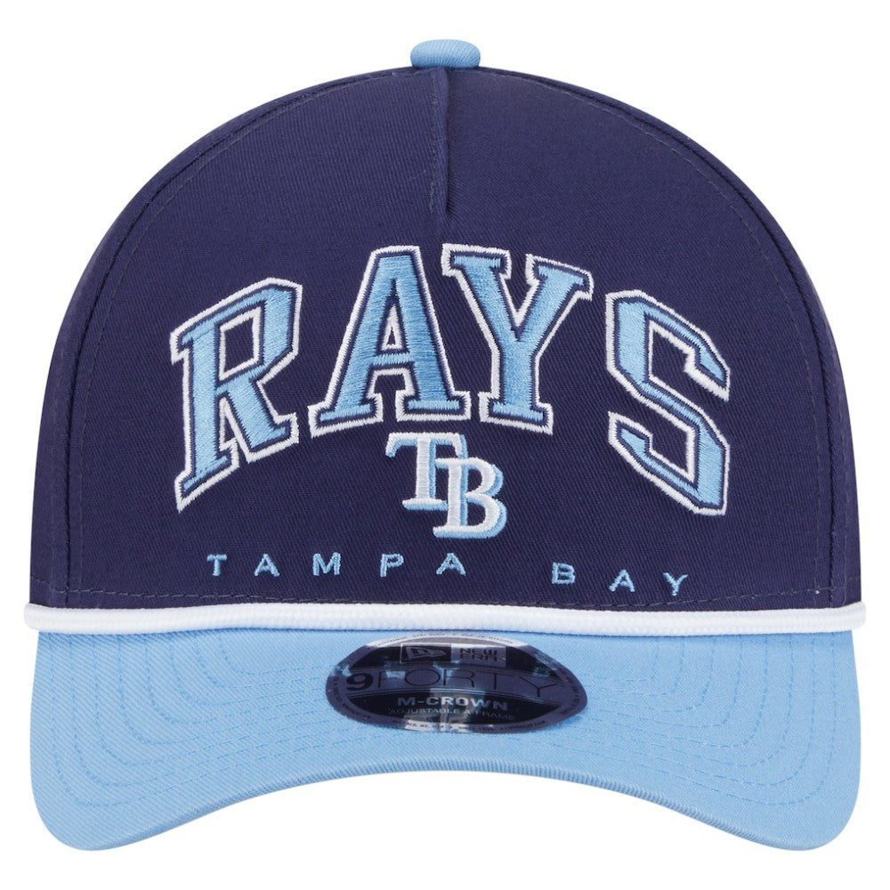 Tampa Bay Rays New Era Arch 9FORTY A-Frame M-Crown Adjustable Hat Online
