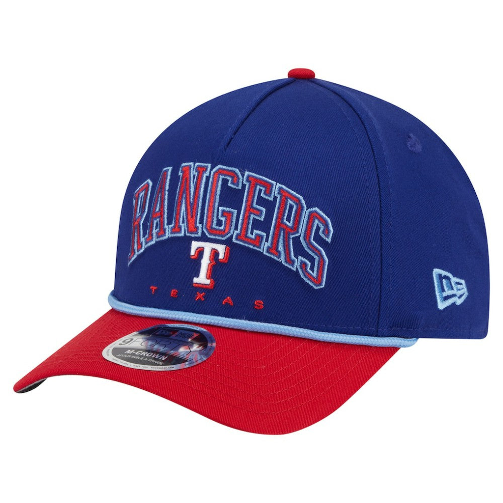 Texas Rangers New Era Arch 9FORTY A-Frame M-Crown Adjustable Hat Online