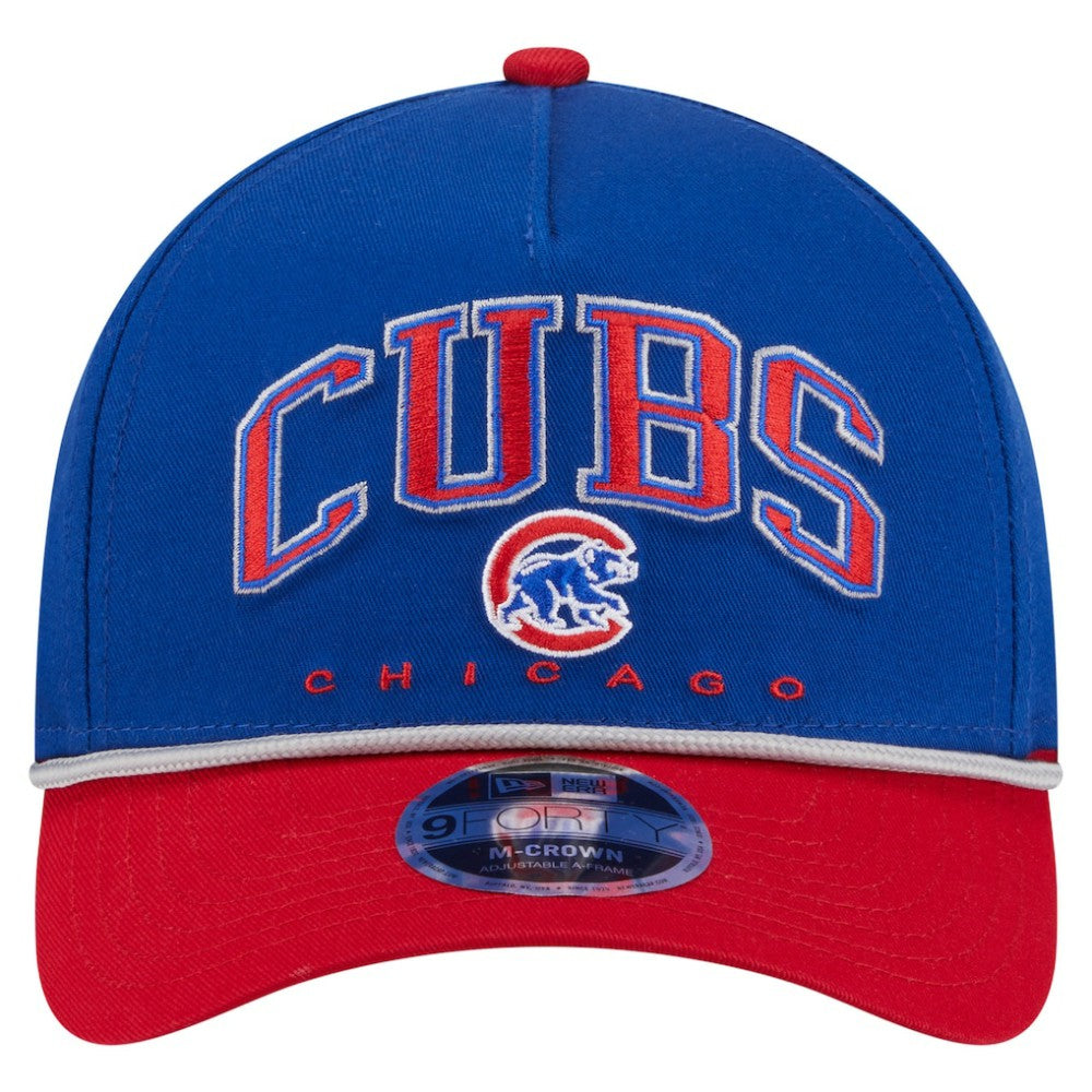Chicago Cubs New Era Arch 9FORTY A-Frame M-Crown Adjustable Hat Online