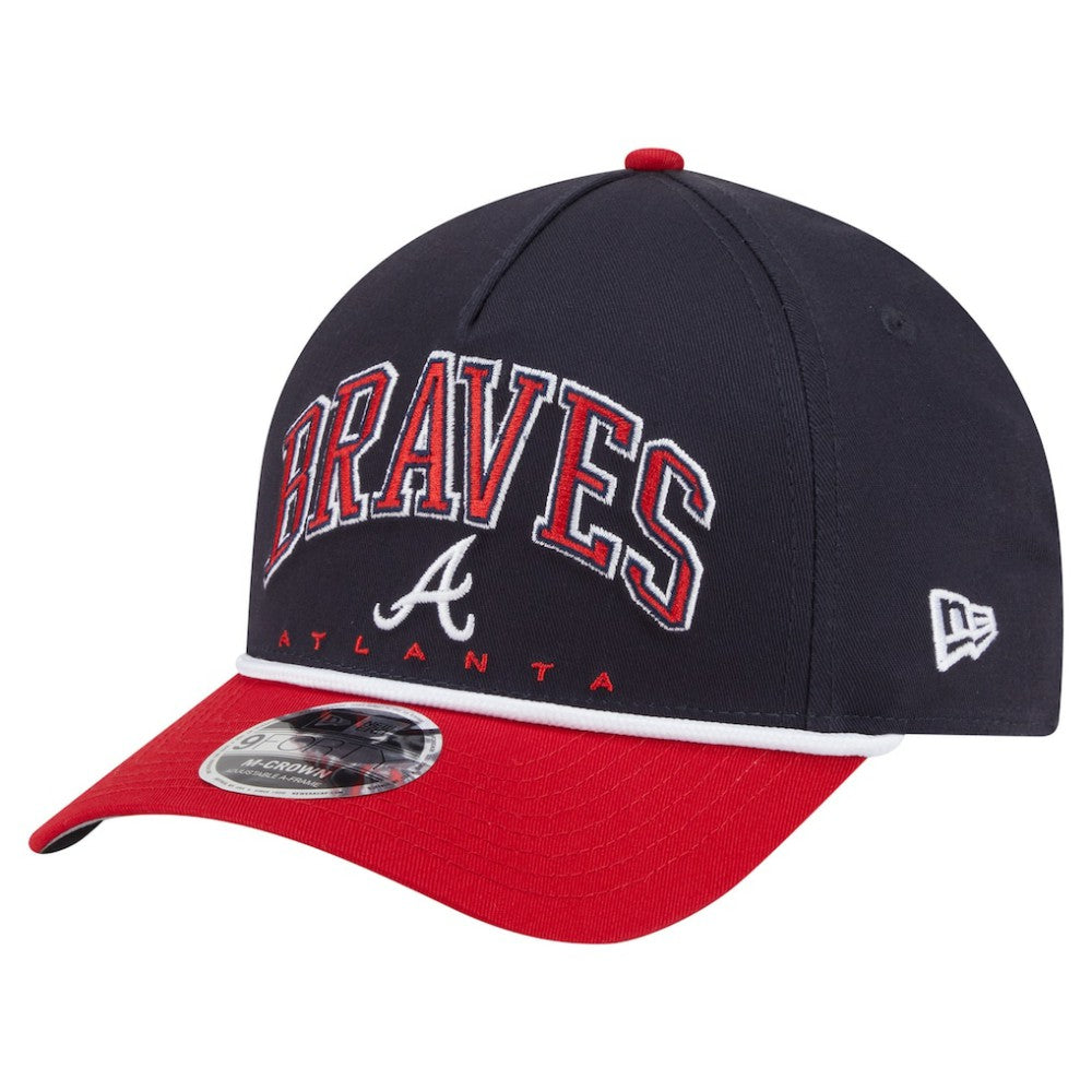 Atlanta Braves New Era Arch 9FORTY A-Frame M-Crown Adjustable Hat for sale