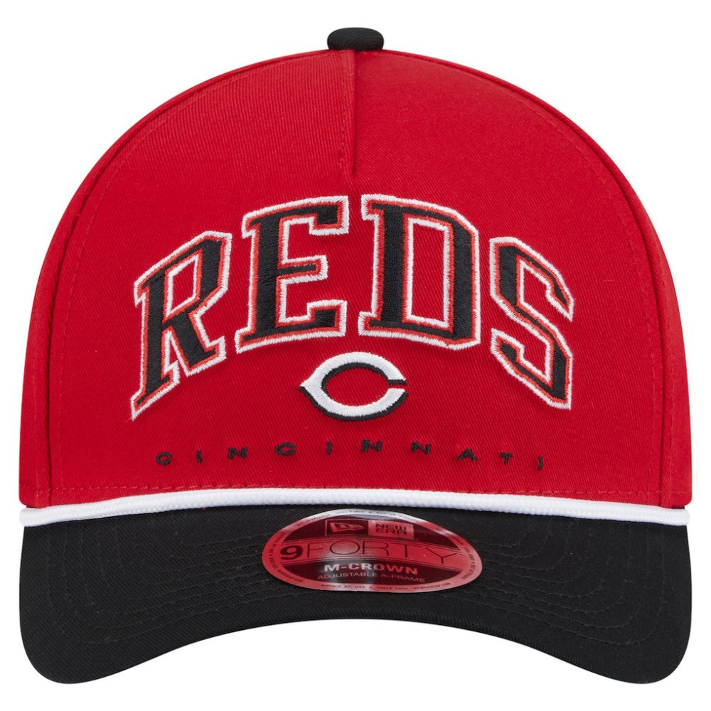 Cincinnati Reds New Era Arch 9FORTY A-Frame M-Crown Adjustable Hat Sale