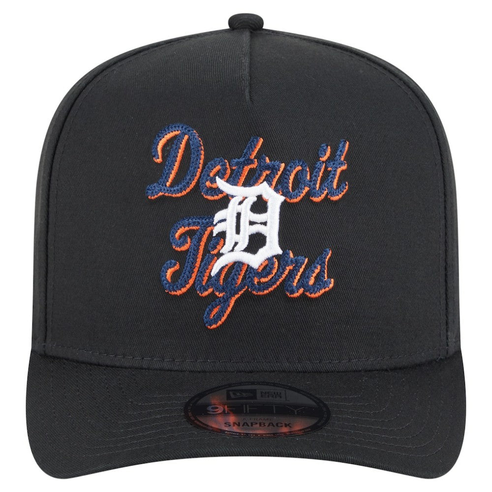 Detroit Tigers New Era Chainstitch 9FIFTY A-Frame Snapback Hat Discount